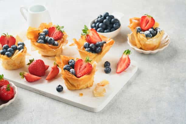 How to Make Delicious Phyllo Fruit Cups in 15 Minutes